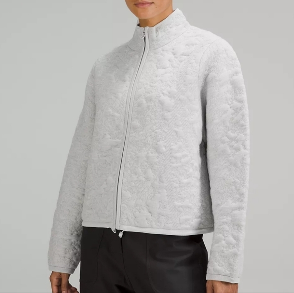 New Lululemon Jacquard Multi-Texture Sweater Jacket